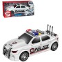 Auto policejní bílé 1:16 Policie 25cm na baterie Světlo Zvuk