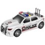 Auto policejní bílé 1:16 Policie 25cm na baterie Světlo Zvuk