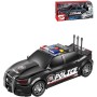 Auto policejní 25cm černé sportovní na baterie Světlo Zvuk plast