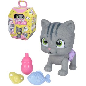 SIMBA Kočička Pamper Petz set zvířátko mláďátko s doplňky pije čůrá 3 překvapení
