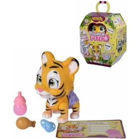 SIMBA Tygřík Pamper Petz set zvířátko mláďátko s doplňky pije čůrá 3 překvapení