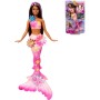 MATTEL BRB Panenka Barbie kouzelná květinová mořská víla tmavovláska