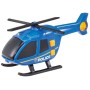 Teamsterz helikoptéra modrá na baterie vrtulník Policie plast Světlo Zvuk