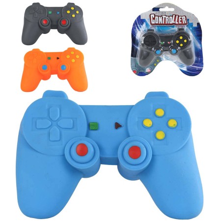 Ovladač herní konzole strečová antistresová mačkací 4 barvy