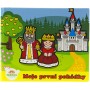 Knížka baby Moje první pohádky 14x11cm leporelo pro miminko