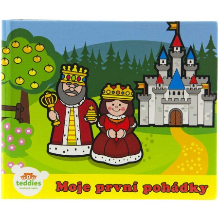 Knížka baby Moje první pohádky 14x11cm leporelo pro miminko