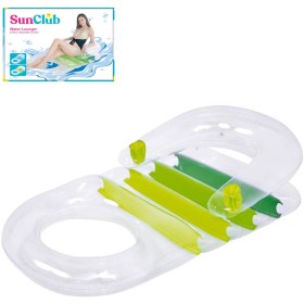 SUN CLUB Lehátko nafukovací matrace s opěrkou zad na vodu Zelené