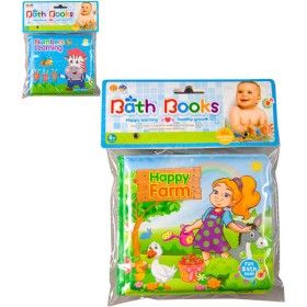 Baby knížka do vody plastová na koupání 2 druhy pro miminko