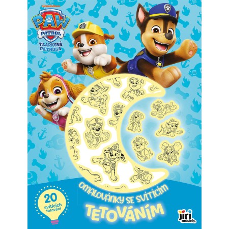 JIRI MODELS Omalovánky se svítícím tetováním Tlapková patrola (Paw Patrol)