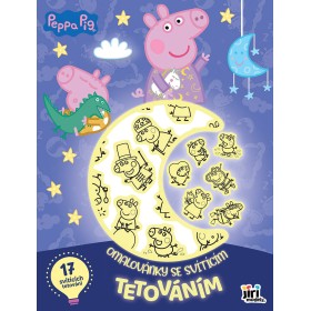 JIRI MODELS Omalovánky se svítícím tetováním Peppa Pig