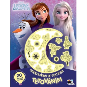 JIRI MODELS Omalovánky se svítícím tetováním Ledové Království (Frozen)