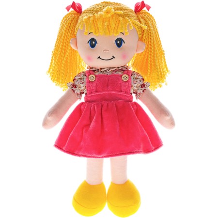 Panenka Rozárka blondýnka měkké tělo na baterie mluví česky Světlo Zvuk PLYŠ