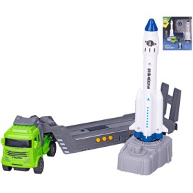 Auto nákladní na setrvačník + vesmírná vystřelovací raketa na baterie Zvuk