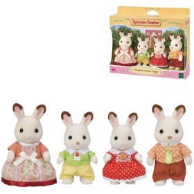 Sylvanian Families Rodina chocolate králíků nová set 4 figurky v krabici