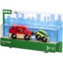 BRIO DŘEVO Odtahová služba herní set kamion + osobní vozidlo 33528