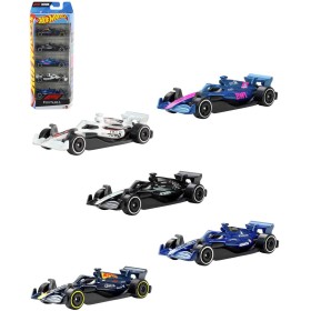 MATTEL HOT WHEELS Auto kovový angličák 1:64 Formule 1 set 5ks