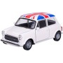 WELLY Auto Mini Cooper 1300 UK kov zpětný chod 11cm 2 barvy