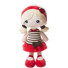 LEVENYA PLYŠ Panenka Anette 30cm textilní na mazlení do postýlky