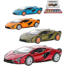 KINSMART Auto model Lamborghini Sian FKP 37 kov PB 13cm 4 barvy