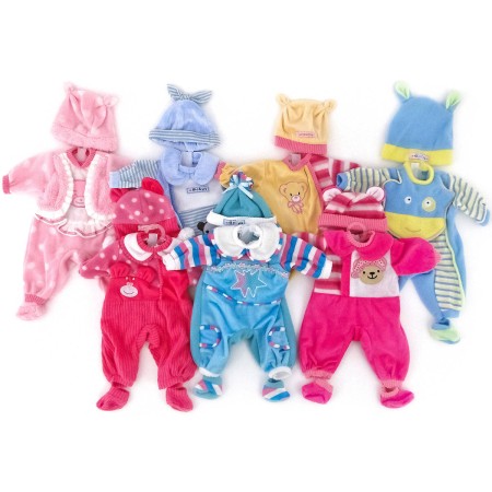 Oblečení s ramínkem pro panenku mininko 40cm obleček 7 druhů