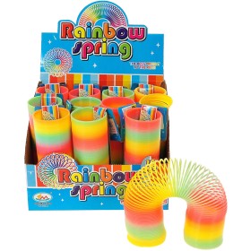 Pružina duhová magická spirála plastová