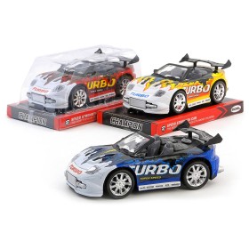 Auto Turbo sportovní závodní na setrvačník závodnička 3 druhy