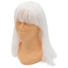 KARNEVAL Paruka dlouhé bílé vlasy *KARNEVALOVÝ DOPLNĚK*