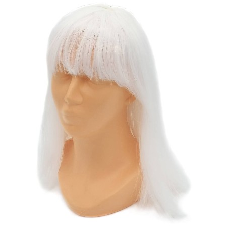 KARNEVAL Paruka dlouhé bílé vlasy *KARNEVALOVÝ DOPLNĚK*