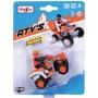 MAISTO Čtyřkolka model ATV´S 1:75 na zpětný nátah různé druhy na kartě kov