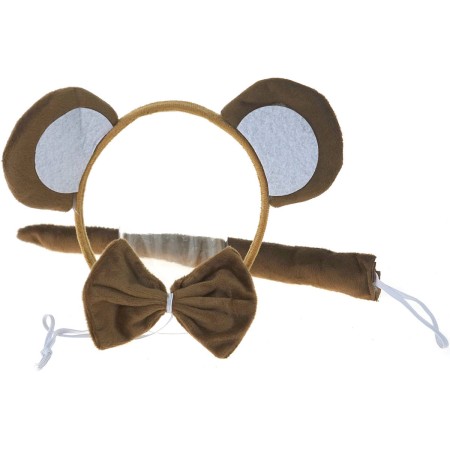 KARNEVAL Opice set čelenka, ocas, motýlek *KARNEVALOVÝ DOPLNĚK*