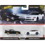 MATTEL HOT WHEELS Prémiový angličák set 2 auta Nissan kov