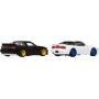 MATTEL HOT WHEELS Prémiový angličák set 2 auta Nissan kov