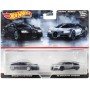 MATTEL HOT WHEELS Auto angličák Premium Real Riders set 2ks 3 druhy kov