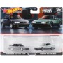MATTEL HOT WHEELS Auto angličák Premium Real Riders set 2ks 3 druhy kov