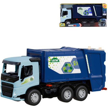 LENA WORXX Auto modré popelářské Volvo Poleláři funkční