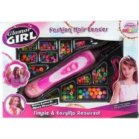 Zaplétač vlasů dětský holčičí set s korálky s gumičkami hřebínkem v krabici