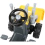 DOLU Traktor dětský šlapací s rypadlem žlutý plast