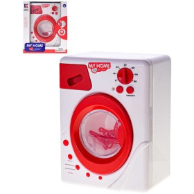 Pračka dětská automatická 19cm set se 3 ramínky na baterie Světlo Zvuk