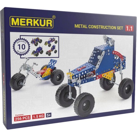 MERKUR 1.1 Extreme Buggy auta 256 dílků *KOVOVÁ STAVEBNICE*