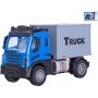 Auto nákladní truck s kontejnerem zpětný chod modro-šedé plast