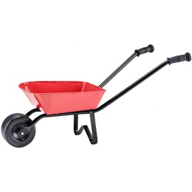 MERKUR Kolečko dětské červená-černá kovová kolečka na písek