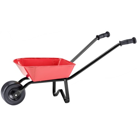 MERKUR Kolečko dětské červená-černá kovová kolečka na písek