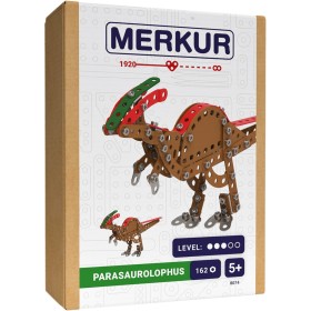 MERKUR F007 Dinosauři: Parasaurolophus 162 dílků *KOVOVÁ STAVEBNICE*