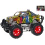 Auto off-road terénní grafitti velká kola na setrvačník plast
