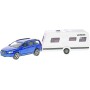 Auto Volvo V70 set s karavanem zpětný chod kov v krabici