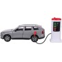 KIDS GLOBE Auto Volvo EX90 + dobíjecí stanice PB kov na baterie Světlo Zvuk
