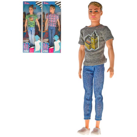 Panáček letní módní obleček 30cm fashion panenka 3 druhy