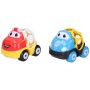 Auto baby chrastící s očima chrastítko pro nejmenší 4 barvy