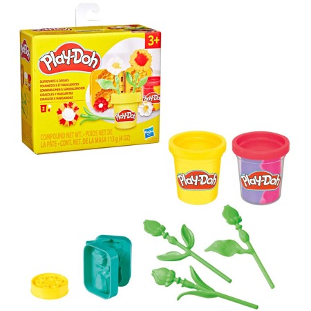 HASBRO PLAY-DOH Malé květinky kreativní set modelína s nástroji 2 druhy