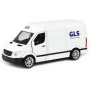 Auto přeprava zásilek GLS 12cm kovová dodávka zpětný chod